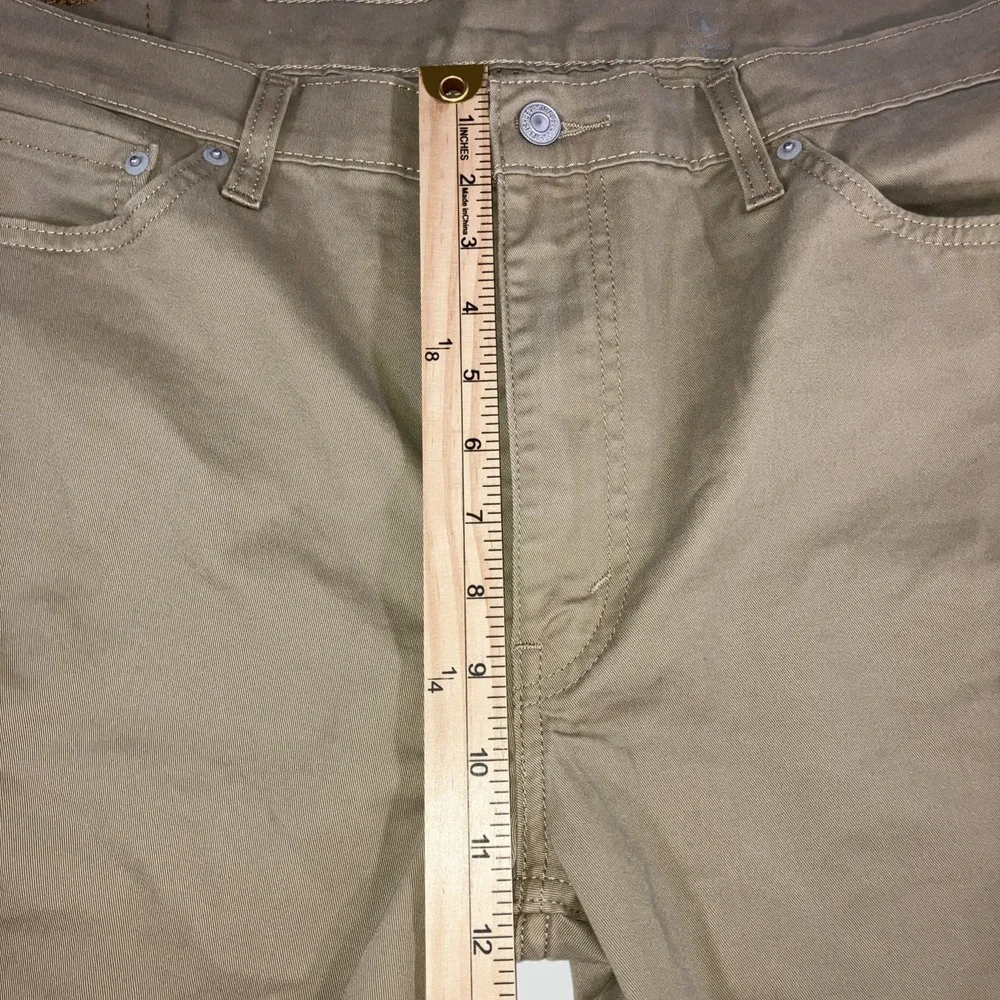Levis 511 Pants Mens‎ 38x32 (39.5x27.5 Actual) Slim Fit Khaki Tech Stretch
